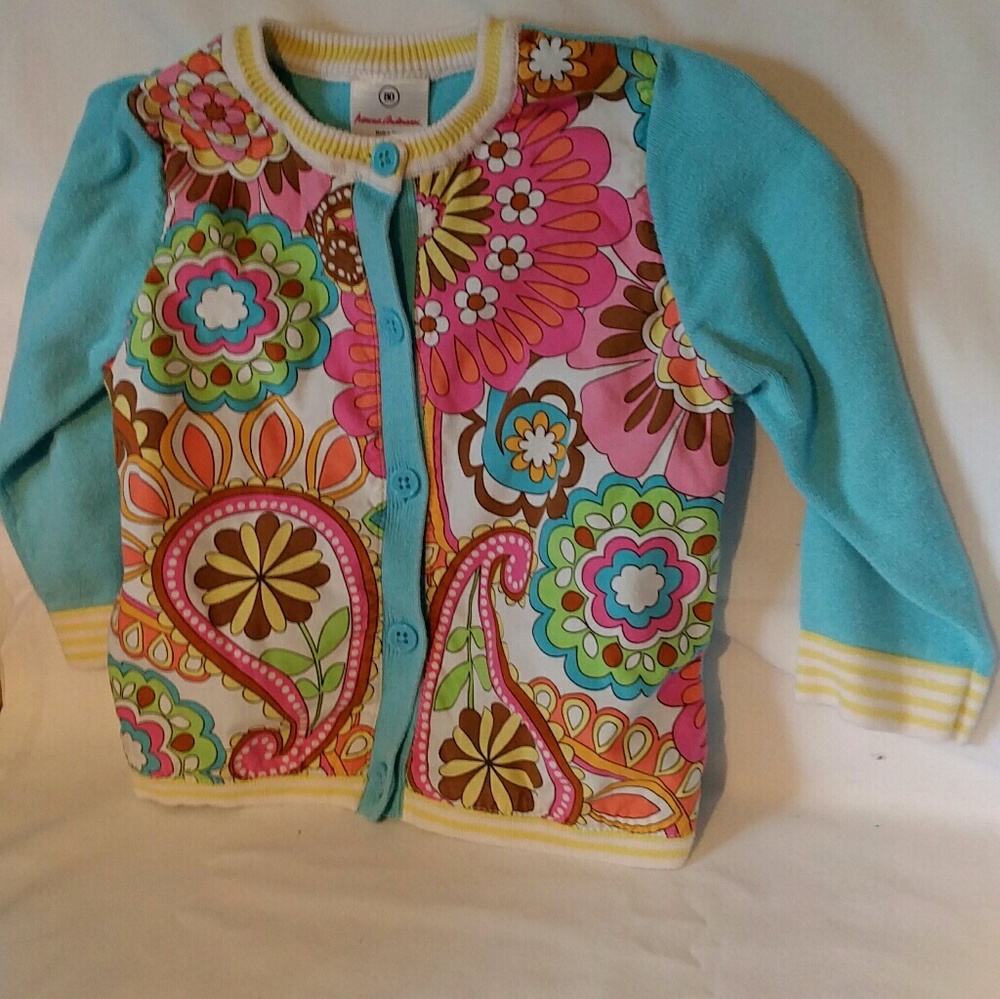 Hanna Andersson girls cardigan size 80